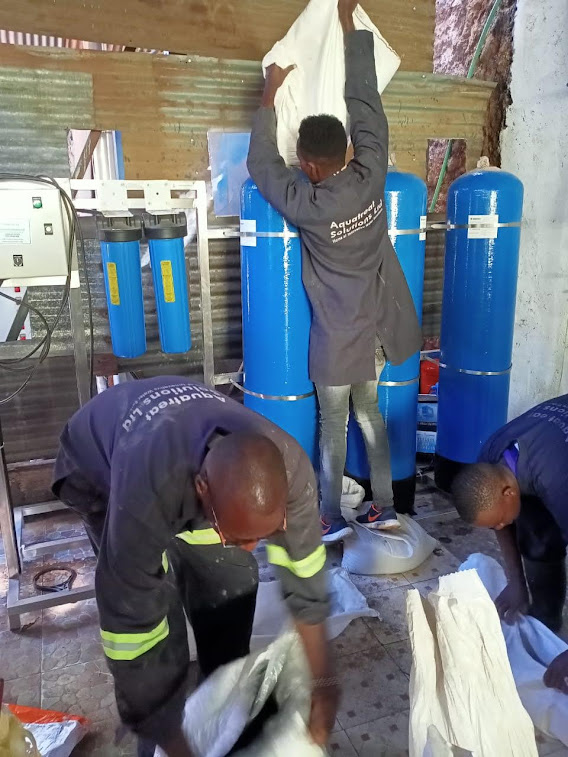 Aquatreat team on site