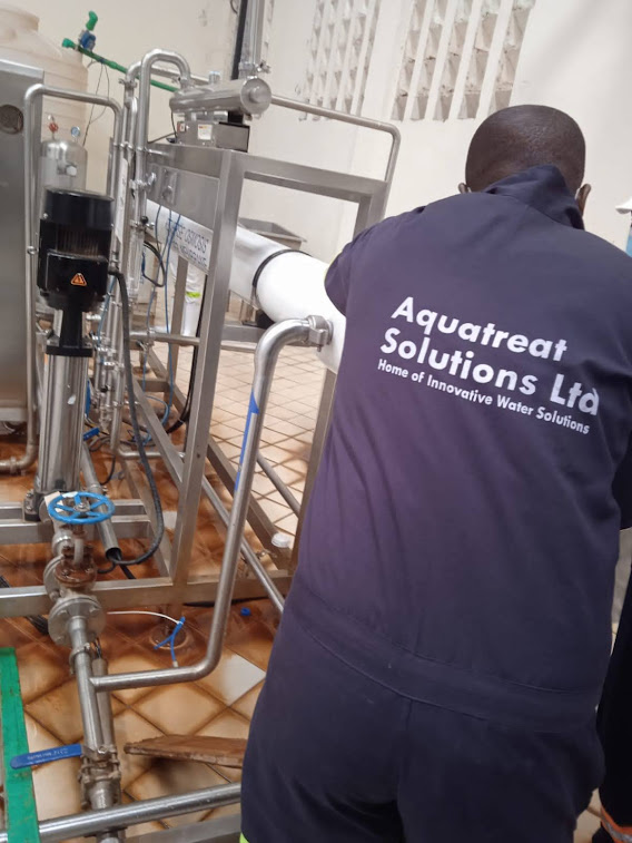 Aquatreat team on site