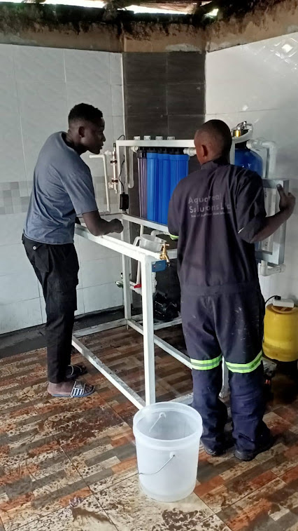 Aquatreat team on site