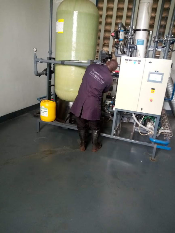 Aquatreat team on site