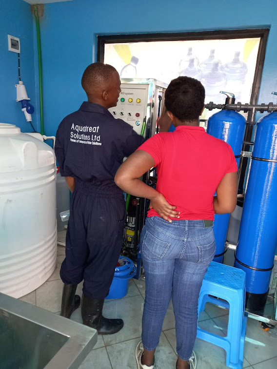 Aquatreat team on site