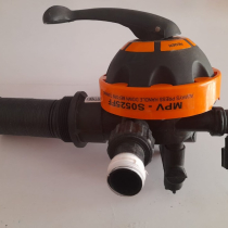 Manual multi-port softener valve